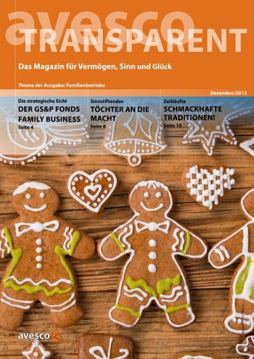 Das Magazin für Vermögen, Sinn und Glück - avesco Financial ...