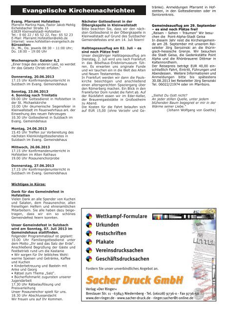 AMTS- UND MITTEILUNGSBLATT - Leidersbach