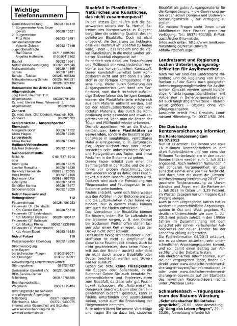 AMTS- UND MITTEILUNGSBLATT - Leidersbach