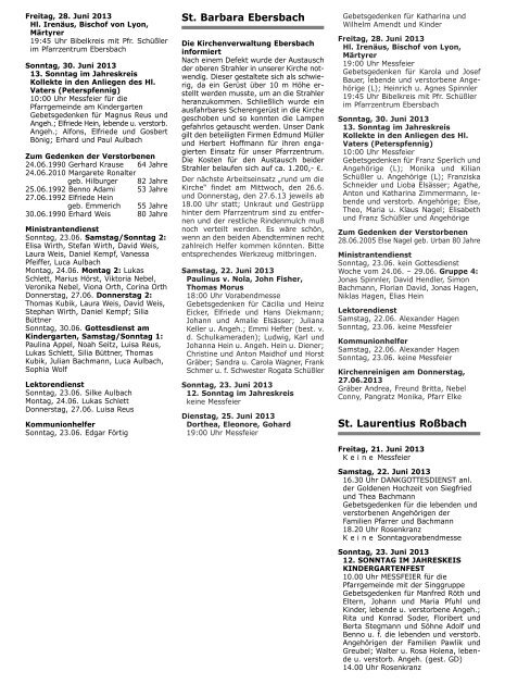 AMTS- UND MITTEILUNGSBLATT - Leidersbach