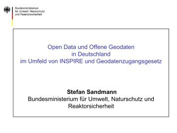 Open Data und Offene Geodaten in Deutschland im Umfeld ... - IKGIS
