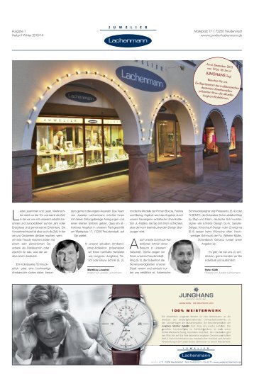 Juwelier Lachenmann | Uhren & Schmuck Magazin