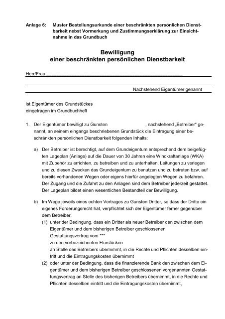 GESTATTUNGSVERTRAG - Landsiedlung Baden-Württemberg GmbH