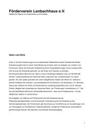 Allgemeine Informationen zum Förderverein Lenbachhaus e.V. (PDF)