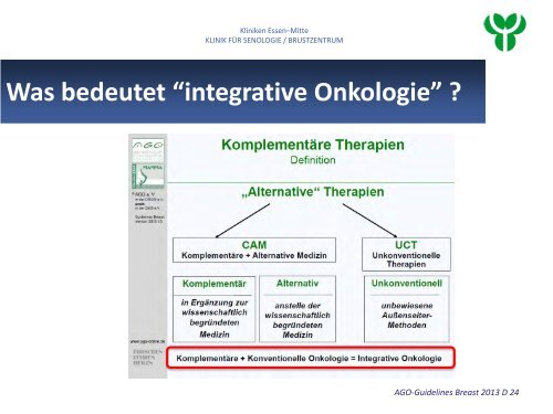 Anforderung an die Patientenführung onkologischer Patienten und ...