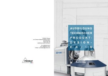 Technische/r Produktdesigner/in - Probat Werke