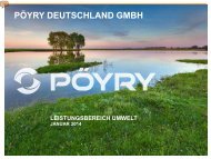 leistungsbereich umwelt - Pöyry Deutschland GmbH