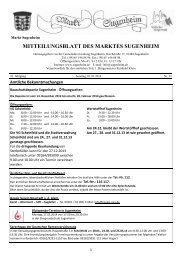 Mitteilungsblatt Nr 7 2013 Sugenheim