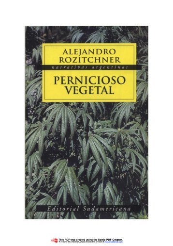 pernicioso vegetal - alejandro rozitchner