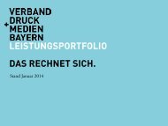 Leistungsportfolio mit Beispielen zur Vorteilsberechnung