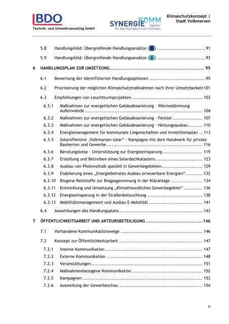 Klimaschutzkonzept der Stadt Volkmarsen