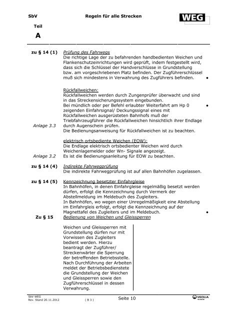 SbV-Gesamtausgabe- EVU (mit Bekanntgabe 4 Stand 09.09.2013)