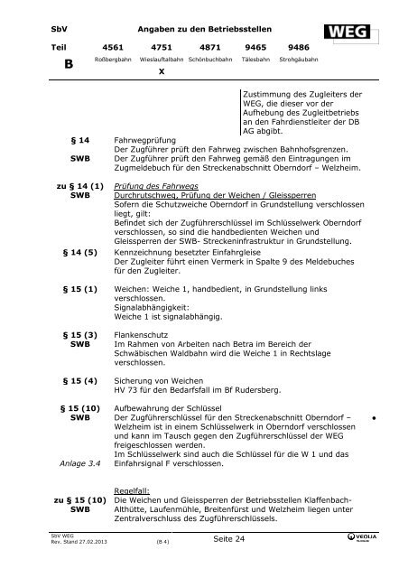 SbV-Gesamtausgabe- EVU (mit Bekanntgabe 4 Stand 09.09.2013)