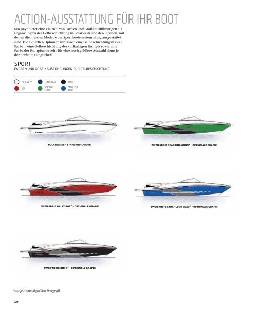 Katalog Sea Ray Sportboote