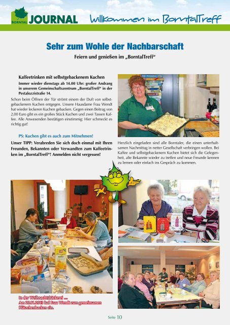 journal - Erfurter Wohnungsbaugenossenschaft „Borntal“ eG