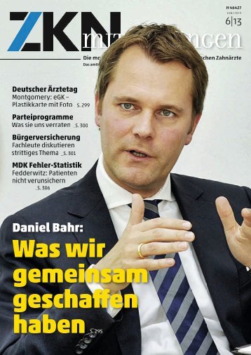 Was wir gemeinsam gescha en - Zahnärztekammer Niedersachsen
