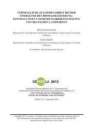 VERTRAGLICHE ZUSAMMENARBEIT BEI DER ... - AgEcon Search