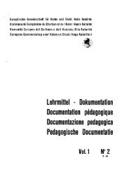 Documentation pédagogique Documentazione pedagogica ...