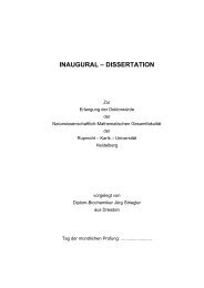 inaugural – dissertation - Ruprecht-Karls-Universität Heidelberg