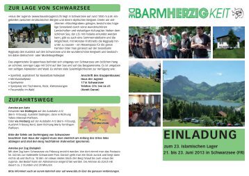 Flyer - Die Barmherzigkeit