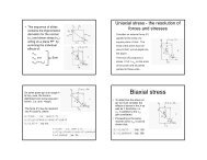 Biaxial stress