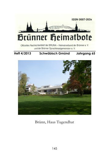 Heft 4 - BHB - der Brünner Heimatbote - Die Bruna