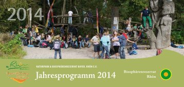 Jahresprogramm 2014 - Biosphärenreservat Rhön