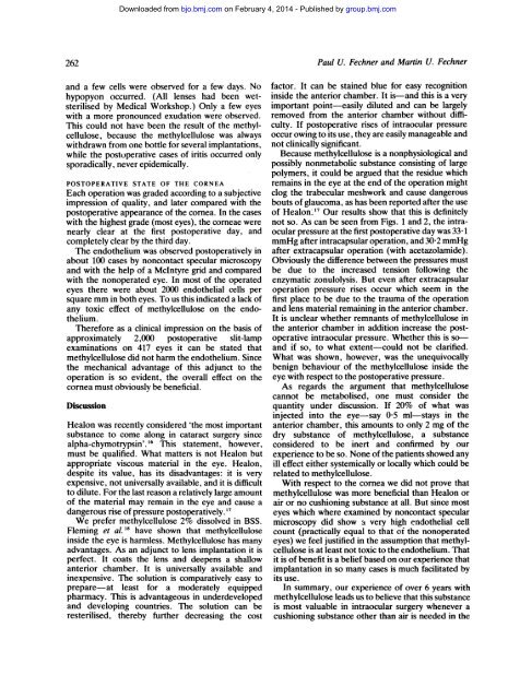 Methylcellulose and lens implantation - British Journal of ...