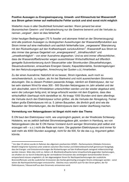 Dr.-Ing. Hartmut Euler Kiel, den 9. August 2013 Wasserstoff aus ...