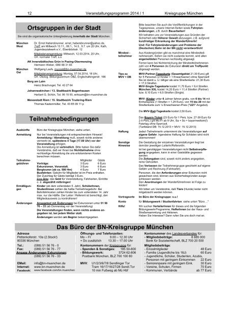 Juni 2014 - Bund Naturschutz in Bayern e.V. - Kreisgruppe München