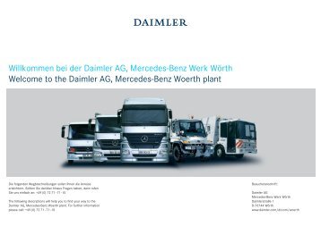 Anfahrtsskizze Mercedes-Benz Werk Wörth - Daimler