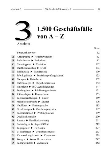 1.500 Geschäftsfälle von A – Z - Manz