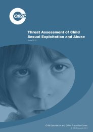 Threat Assessment of Child Sexual Exploitation and Abuse - Ceop