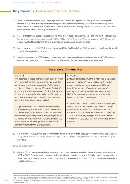 Threat Assessment of Child Sexual Exploitation and Abuse - Ceop
