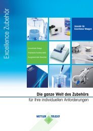 Excellence Zubehör - Mettler Toledo