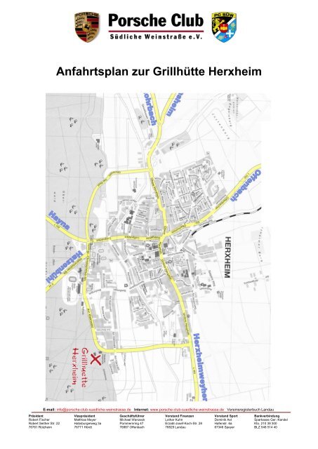 Einladung als PDF - Porsche Club CMS