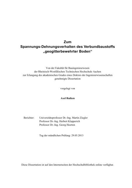 Forschungszentrum Jülich - Careers dissertation medizin rwth aachen