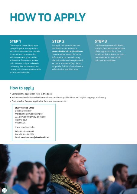 study abroad and exchange guIde 2014 - Deakin University