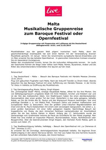 Bregenzer Festspiele 2004 - DERTOUR Live