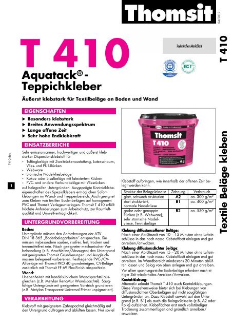 Aquatack - Teppichkleber - Henkel