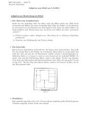 Zirkel am 5.12.13 - Mathematik und ihre Didaktik