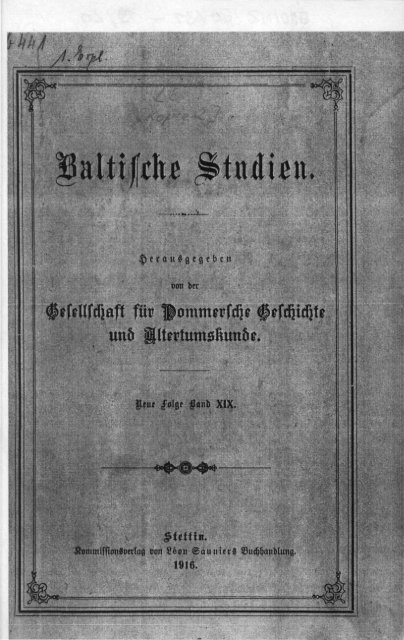 HattiMb - Digitalisierte Bestände der UB Greifswald