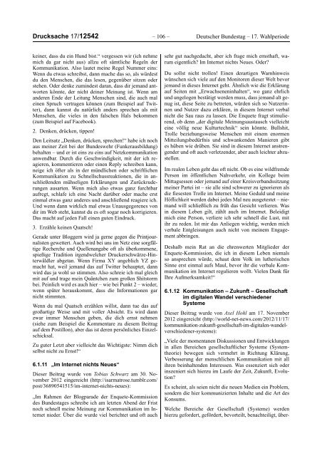 BT-Drs 17/12542 - DIP21 Login Seite - Deutscher Bundestag