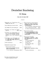 Deutscher Bundestag 84. Sitzung