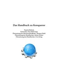 Das Handbuch zu Konqueror - KDE Documentation