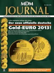 Gold-EURO 2013! - MDM Münzhandelsgesellschaft mbH & Co. KG