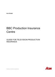 BBC Production Insurance Centre