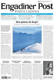 Wem gehören die Berge? - Engadiner Post