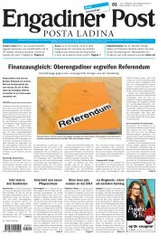 Engadiner Post Nr. 003 vom 09. Januar 2014 (PDF, 5819kB)