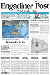 Engadiner Post Nr. 137 vom 23. November 2013 (PDF, 5030kB)